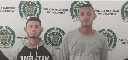 Dos hombres  atracaron a una turista, fueron capturados por la Policía Nacional en Riohacha