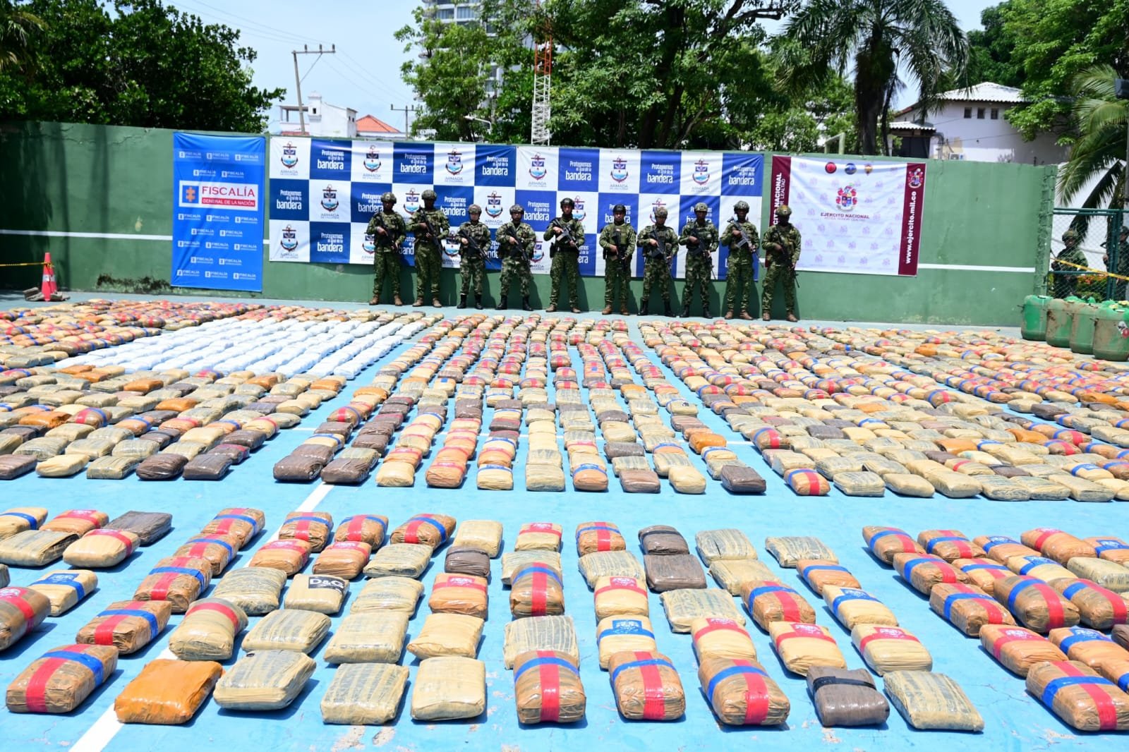 Hallan caleta con 1.7 toneladas de marihuana en Tubará, Atlántico