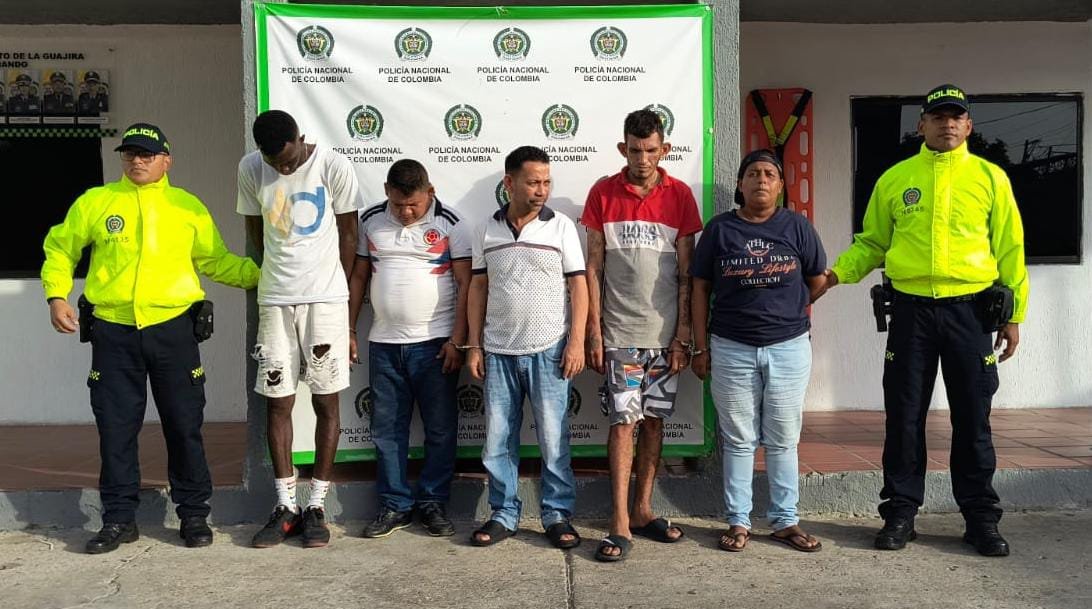 Cayeron ‘Los Guájaros’, presuntos expendedores de alucinógenos en el centro de Maicao
