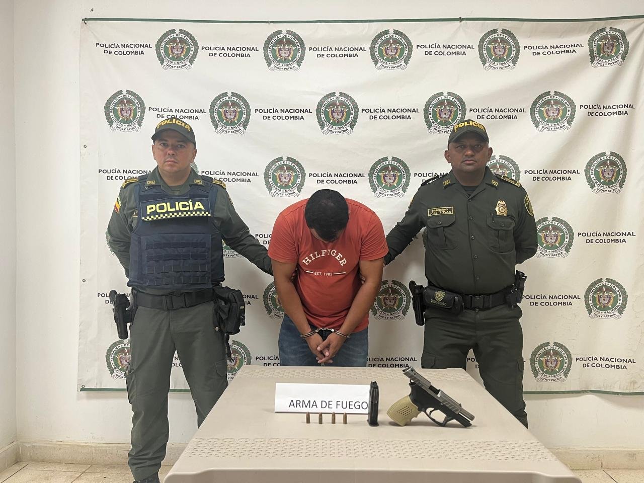 Capturado en Manaure un hombre por porte ilegal de arma de fuego
