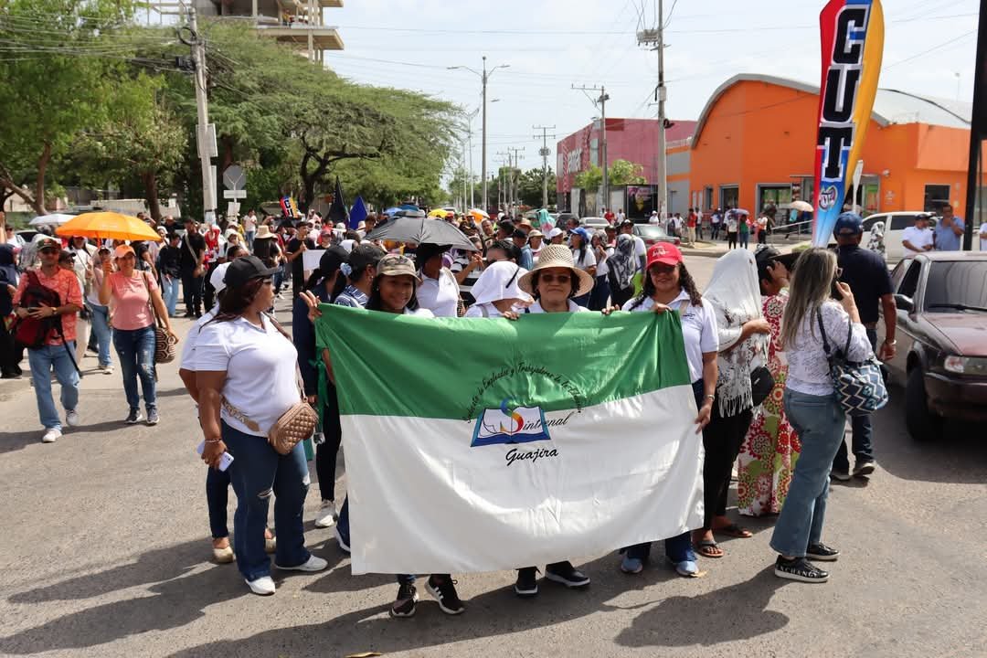 Paro por 48 horas en La Guajira se cumplió de manera pacífica con participación de diferentes agremiaciones