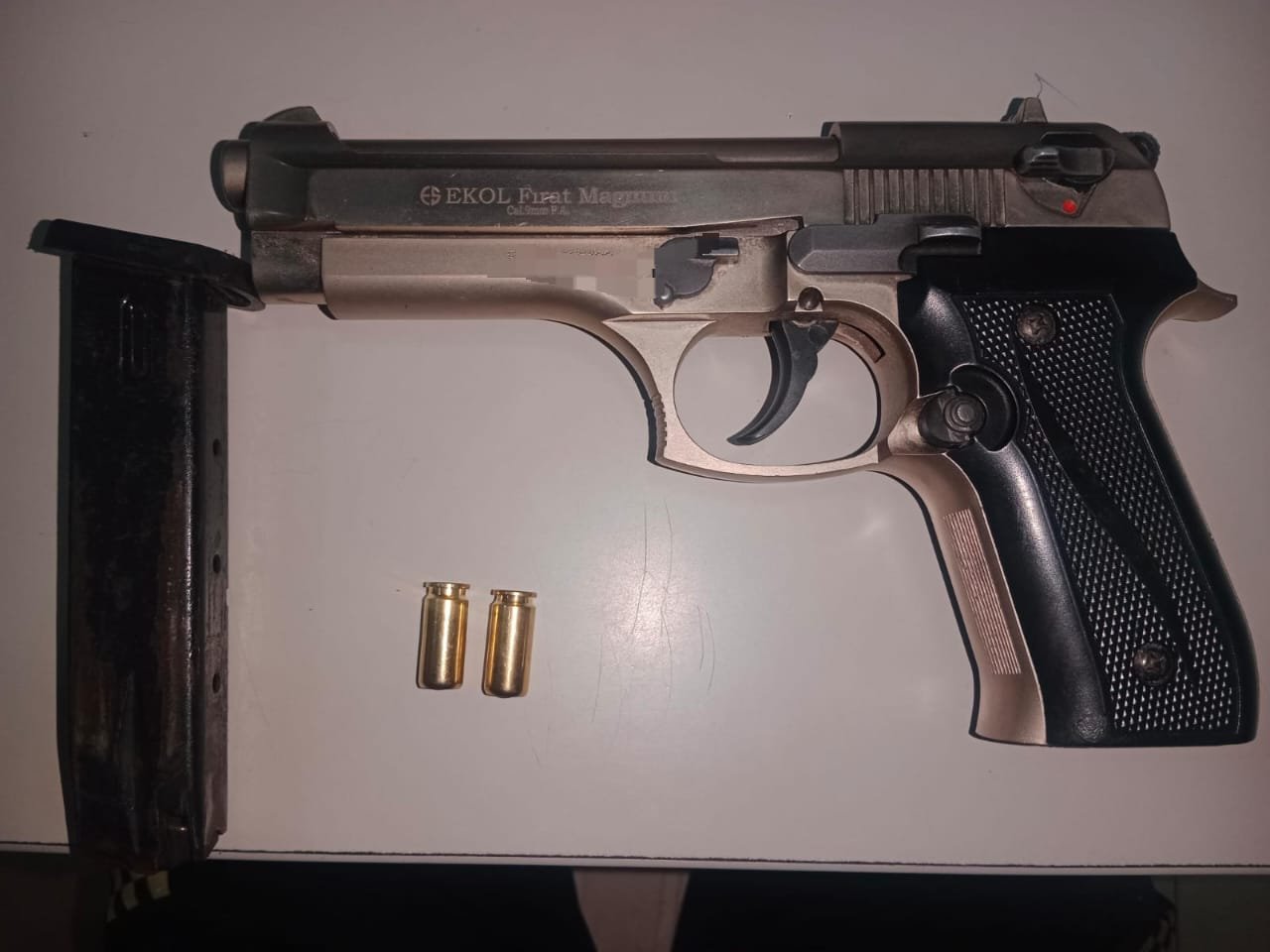 Incautada arma traumática en establecimiento comercial del barrio Acueducto de Riohacha