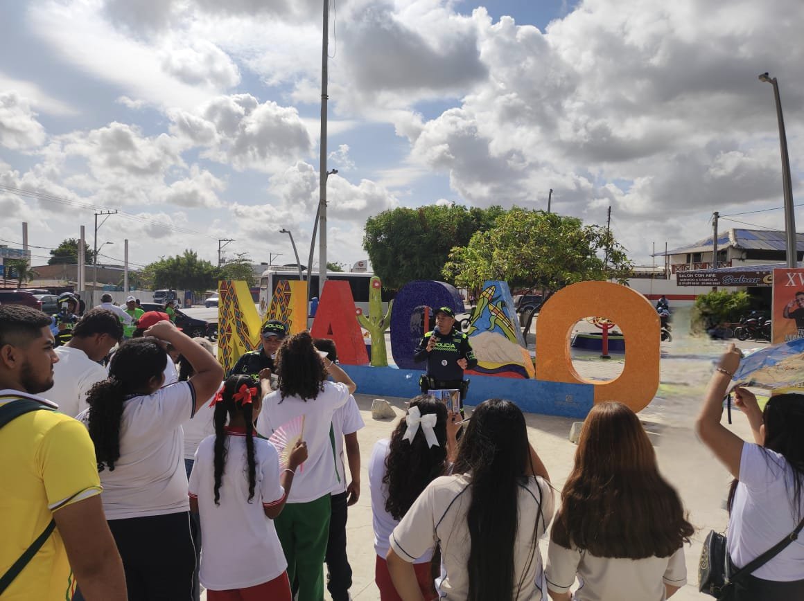 La Policía Nacional despliega la estrategia de «Turismo Seguro y Responsable” en Maicao