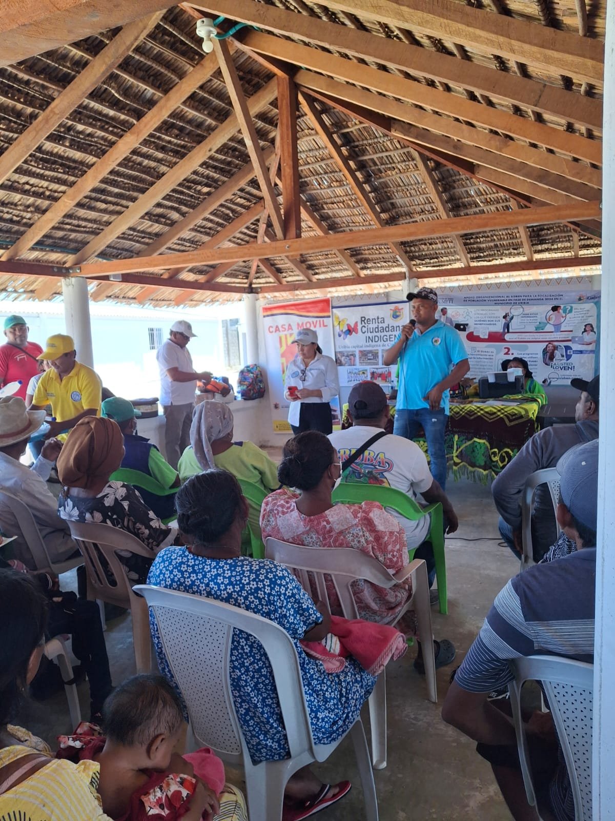 Unidad móvil de Casa de Justicia llegó a la Alta Guajira con la oferta institucional de la alcaldía y los Servicios con Calidad de Palaima IPSI