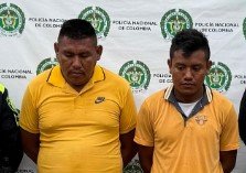 Policía y Ejército capturan a dos hombres por tráfico de estupefacientes en Uribia