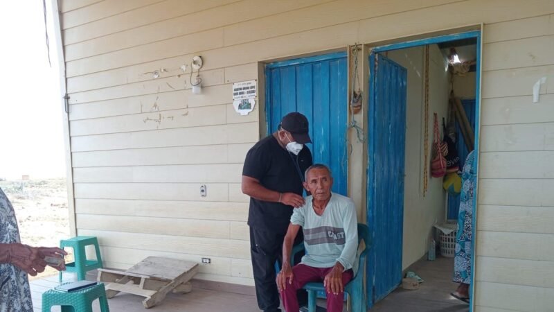 La lluvia ni la fuerza de los arroyos detuvieron el trabajo del equipo extramural de IPSI Palaima en la Alta Guajira