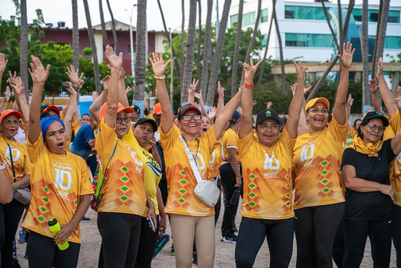 Riohacha, más de 300 personas participaron en la jornada “Ponte la 10 por el cuidado” promovida por Cerrejón