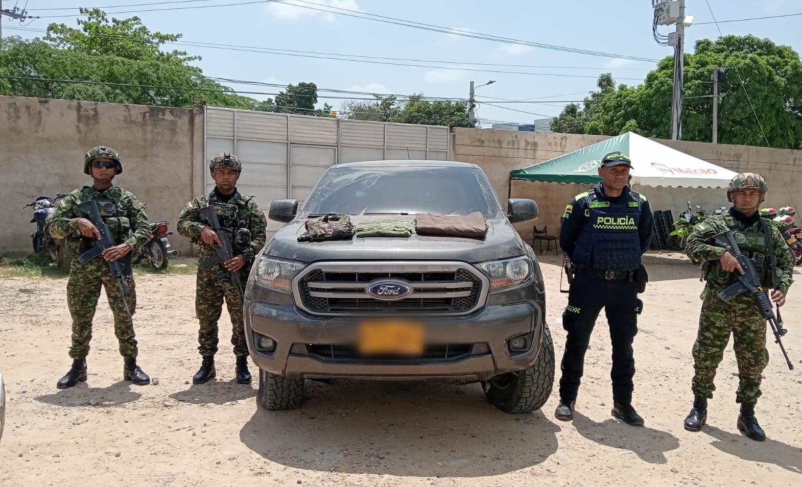 Con Plan Candado, Policía recupera vehículo en zona rural de Riohacha