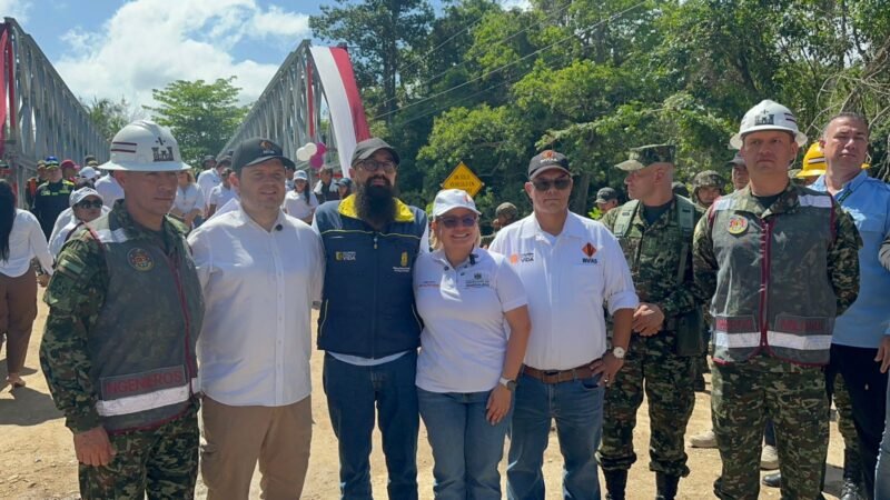Puente militar en Mendihuaca restablece la movilidad definitiva entre La Guajira y el departamento del Magdalena