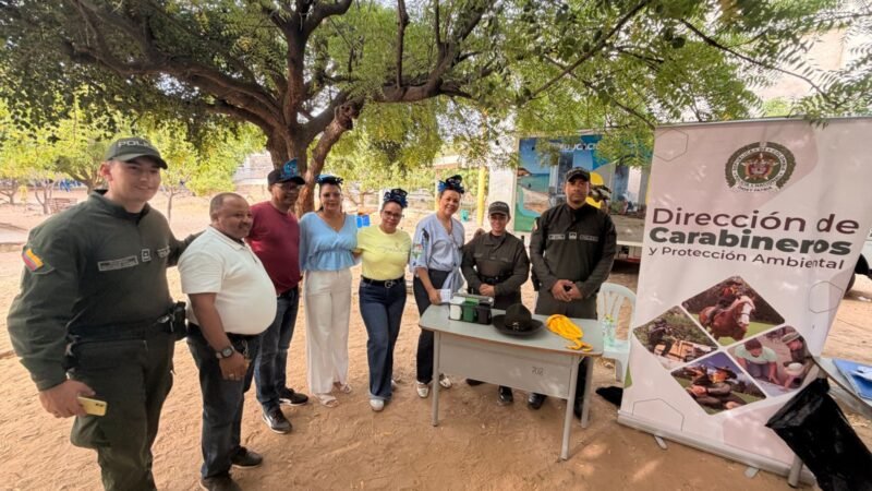 Policía Nacional fortalece la cultura del cuidado del agua en La Guajira con jornadas de sensibilización ambienta