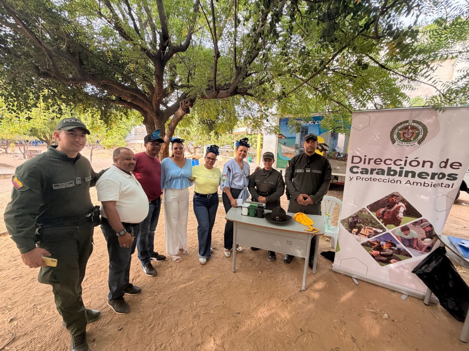 Policía Nacional fortalece la cultura del cuidado del agua en La Guajira con jornadas de sensibilización ambienta
