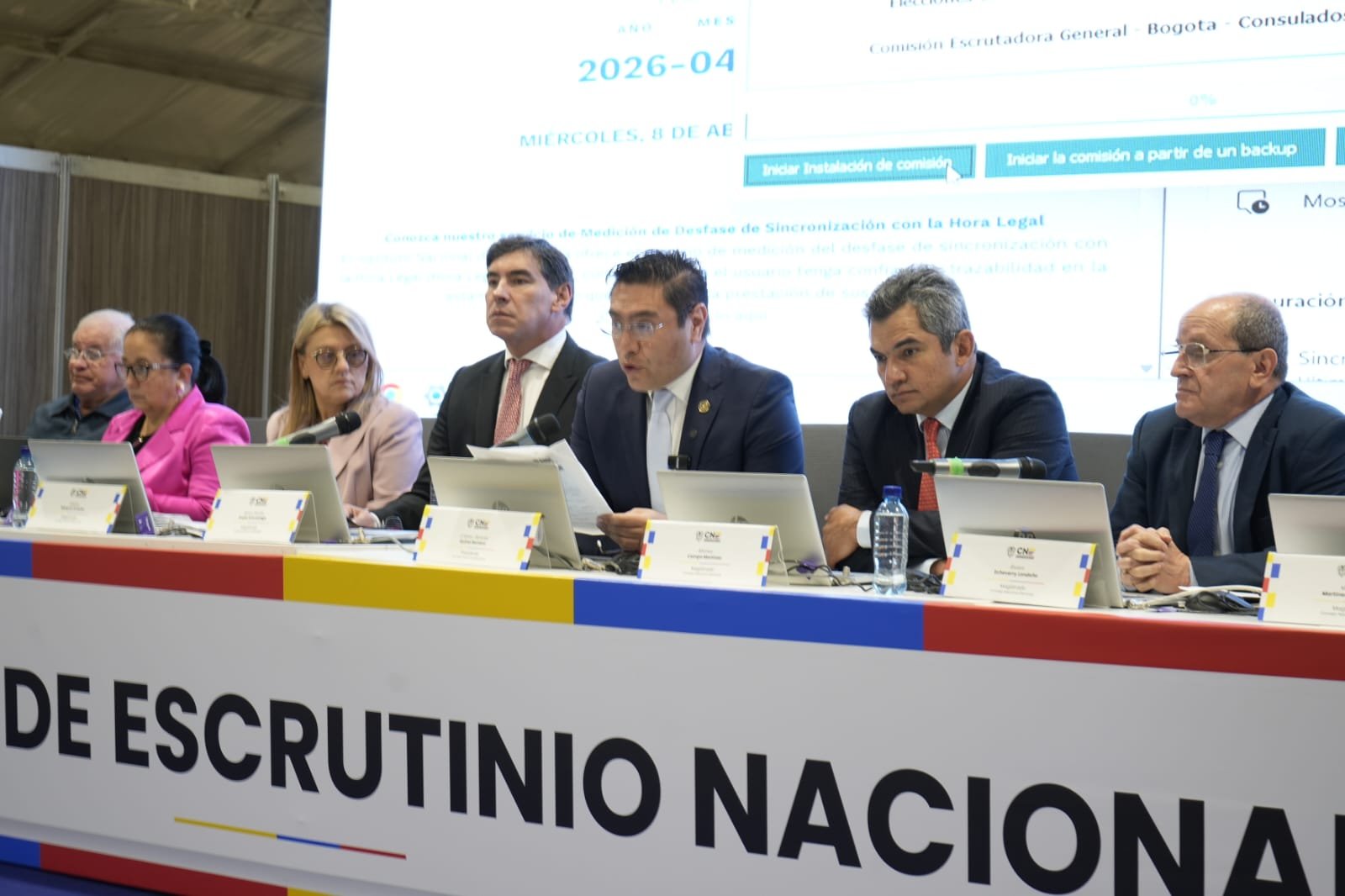 El CNE instaló el proceso de escrutinio nacional de las elecciones de Senado de la República