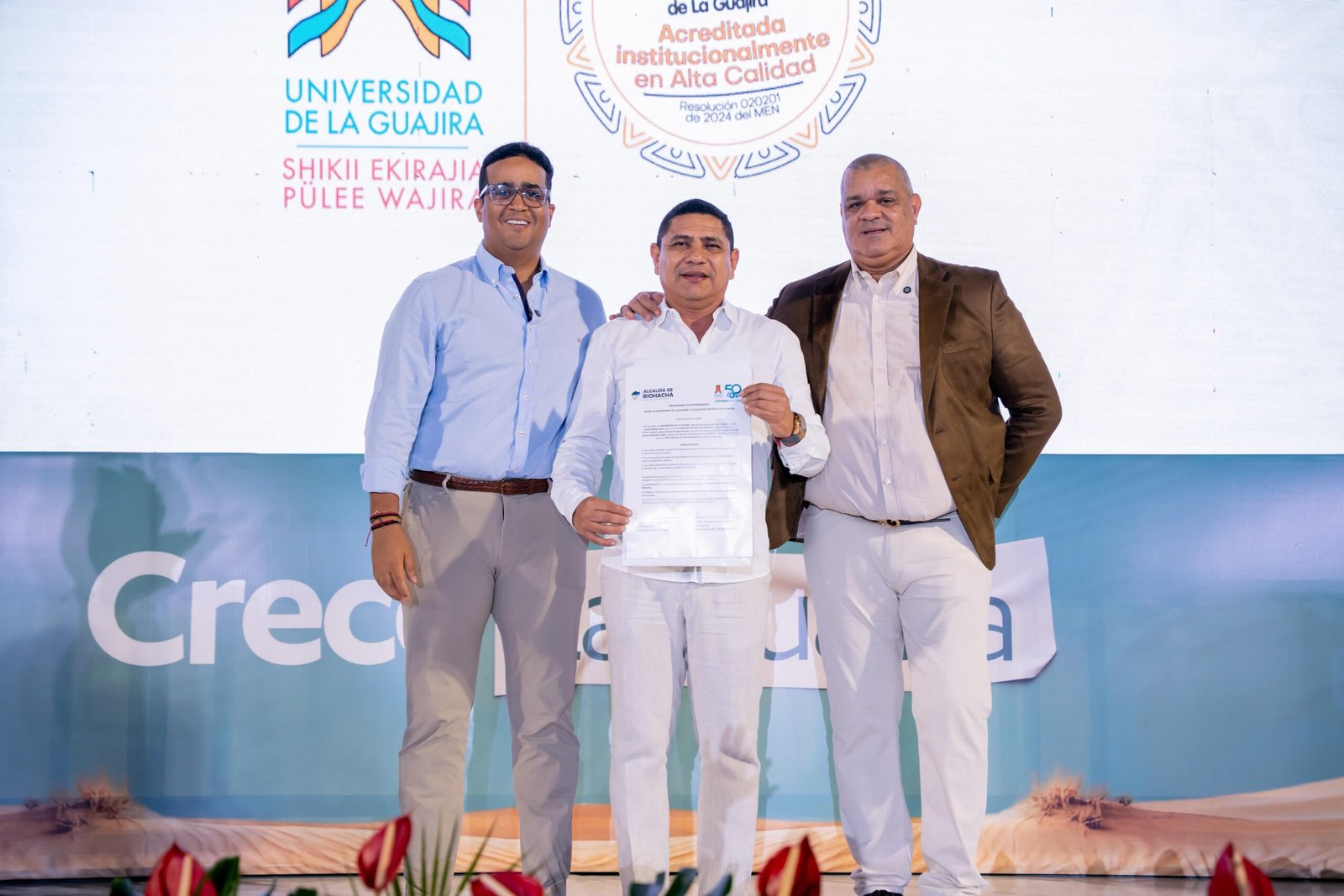 Alcaldía de Riohacha y Uniguajira suscriben memorando de entendimiento por el POT y el transporte estudiantil